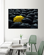 Obraz Pod žltým dáždnikom 1486